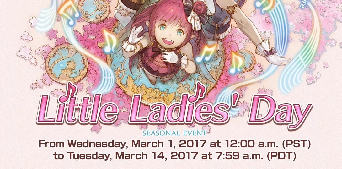 2017 FFXIV Little Ladies Day from march 1 to 14